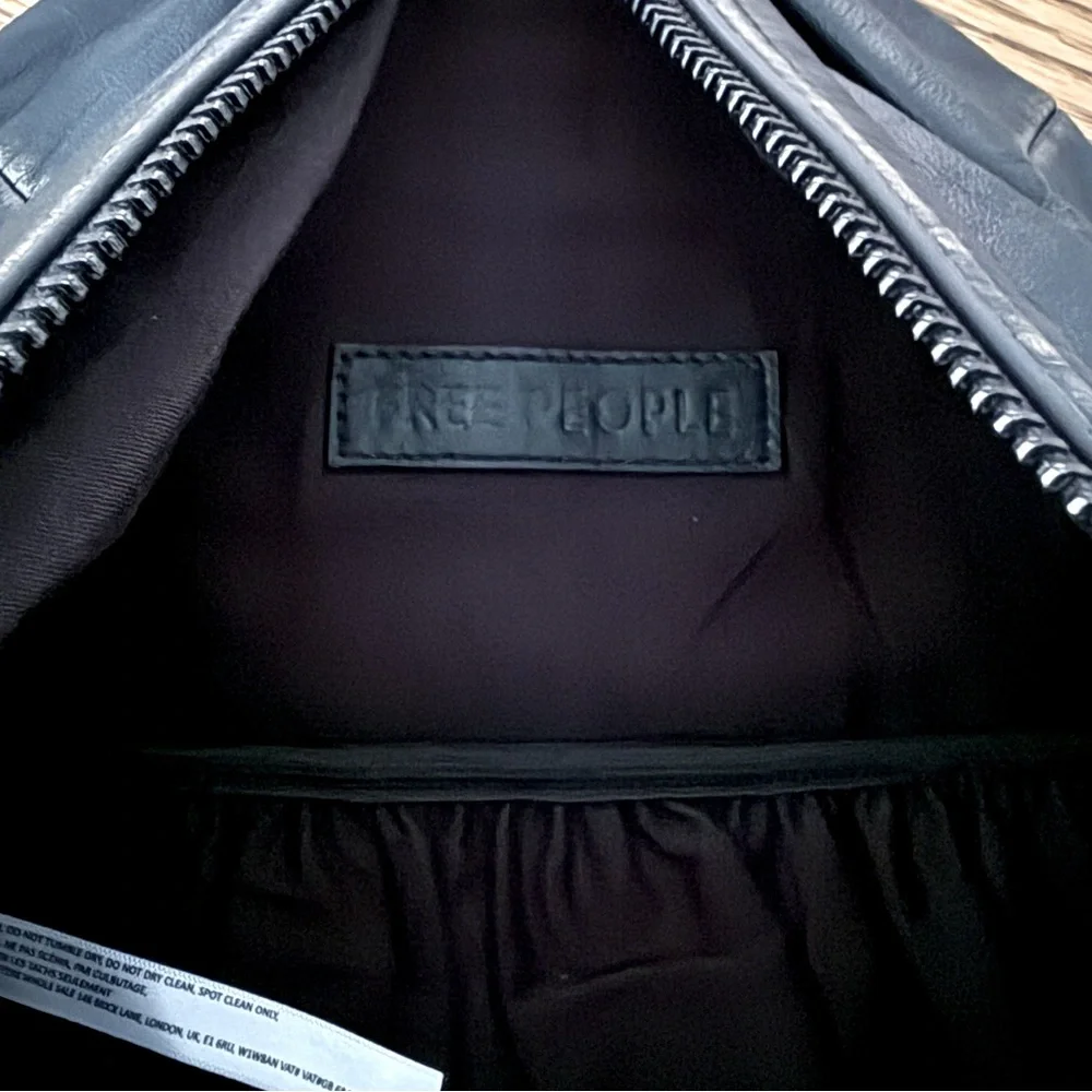 FREE PEOPLE West End Backpack - Black Leather - Picture 8 of 13